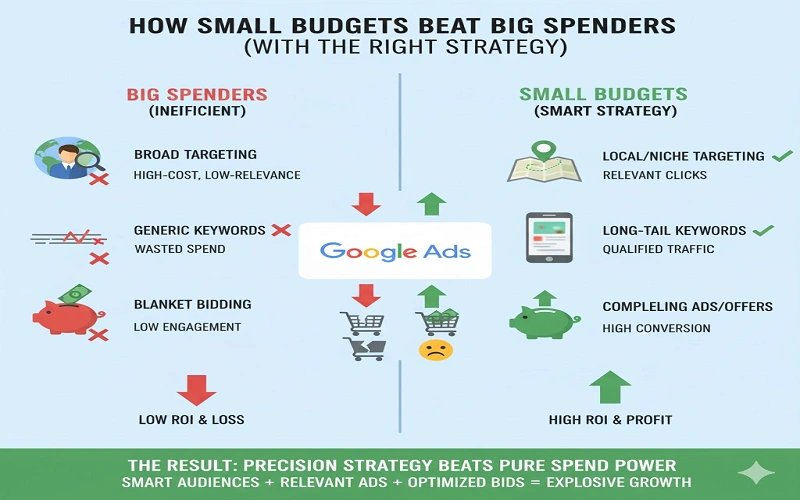 How Small Budgets Beat Big Spenders